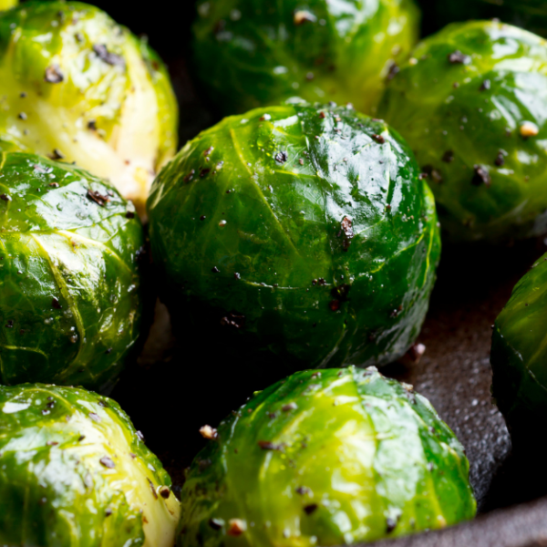 Festive Brussels Sprouts with Toasted Almonds